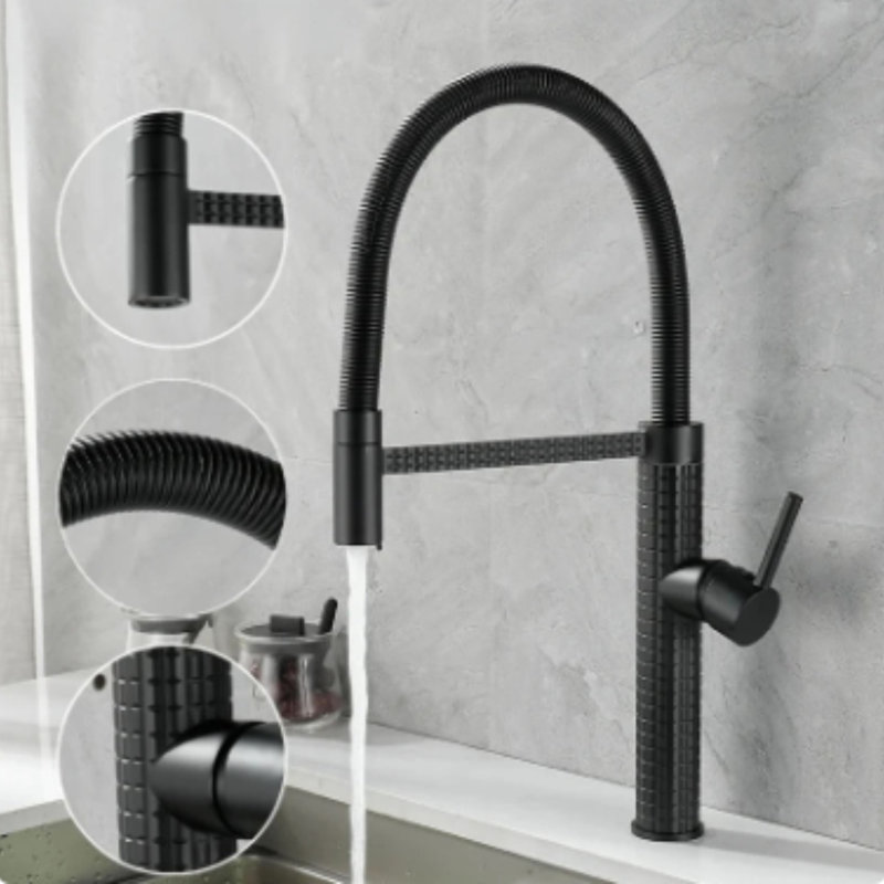 Helsinki - Black Kitchen Faucet