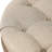 Round Tufted Upholstered Fabric Ottoman