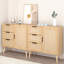 Armoire de rangement en bois pour chambre à coucher - 3 tiroirs, hauteur de tablette personnalisable, cadre, commode moderne à assemblage simple pour tiroir, tablette réglable, structure, nécessaire