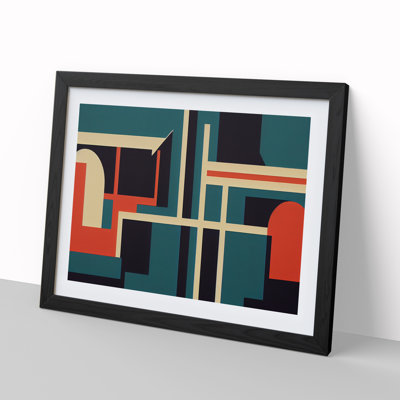 XH1022-1992X Classic Bauhaus Art Vol.3 Abstract - Single Picture Frame Print