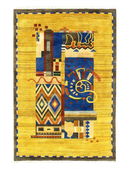 Henesis One-of-a-Kind Rectangle 6'1'' x 9' Hand Knotted Area Rug