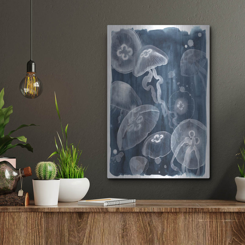 «Moon Jellies I» par Grace Popp, H 16 po x l 12 po