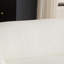 Élégant canapé 3 places Boucle au design ondulé, idéal pour les salons, les chambres à coucher et les appartements en blanc-128895868-128895867