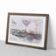 Stockholm in Sweden in Abstract - Framed Print-55730192-55730191