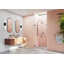 Illume 40.75 in. x 78 in. Fully Frameless Wall Hinge Shower Door