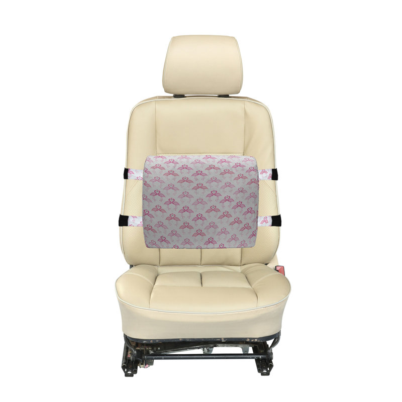 Genena Love Flamingos And Hearts Indoor / Outdoor Backrest Cushion With Filling