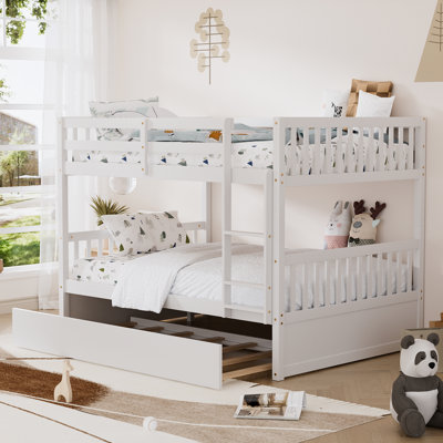 Citori Full Over Full Wood Bunk Bed With Trundle