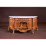 Louis XVI 69" Wide 3 Drawer Sideboard