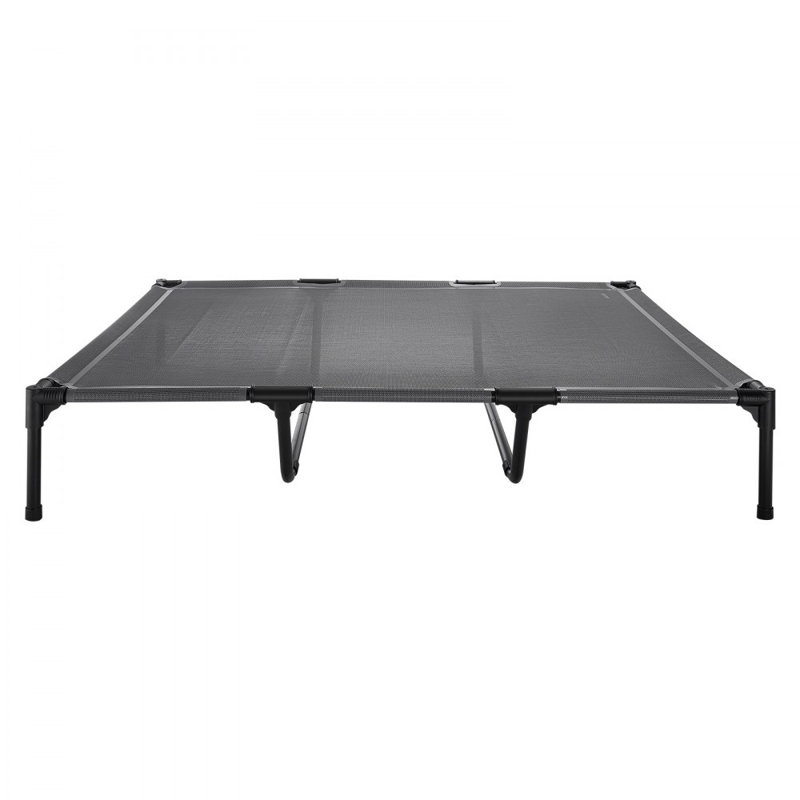 Lit pour chien surélevé portatif pour grand chien avec structure en métal TG
