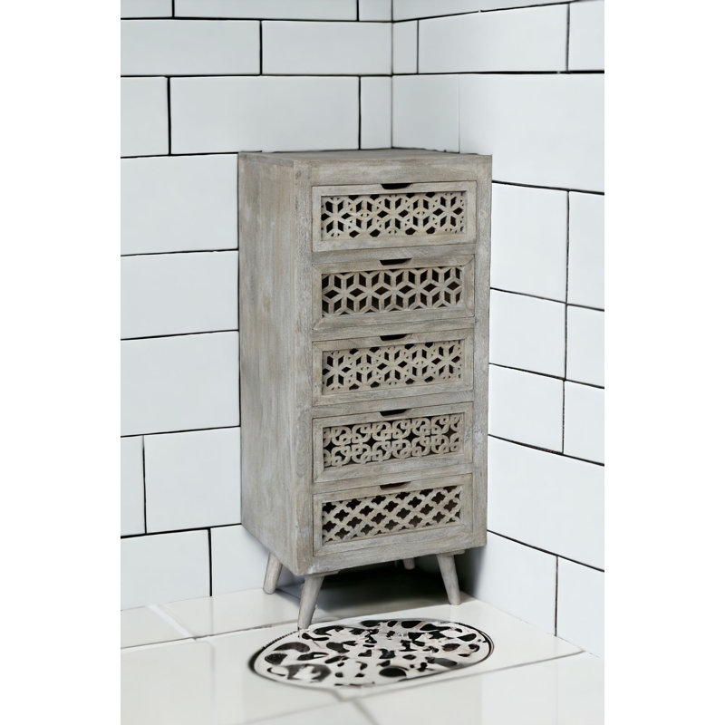 Commode 5 tiroirs Hilmi