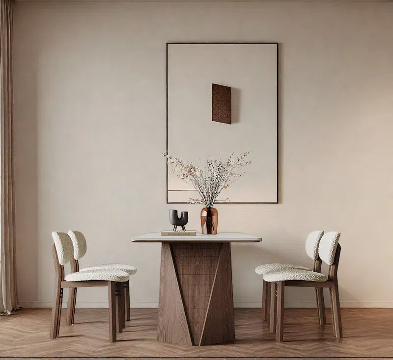 Ensembles de table de salle à manger simples., H 29,53 po x L 59,06 po x l 31,5 po