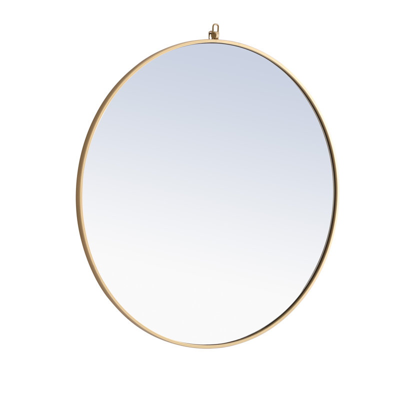 Miroir Cassie, 28 po x 28 po, Laiton