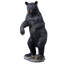 Statue d'ours noir debout