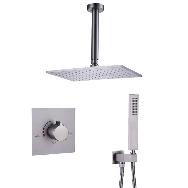 All-In-One Kit with Rough in-Valve, Brushed Nickel