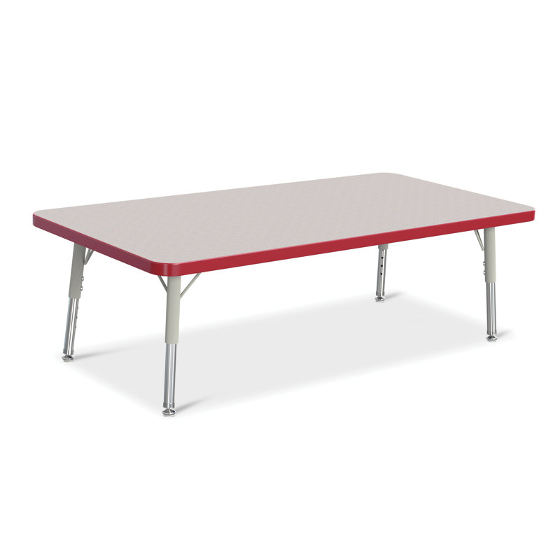 Tables d'activités Berries®, Rouge, H 31 po x L 48 po x l 24 po, Adulte (24 po à 31 po )