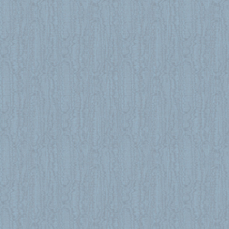 Luxe Moire Texture Wallpaper, Blue