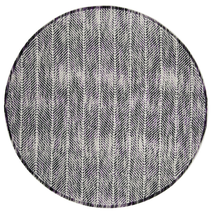 Coggin Performance Abstract Rug, Round 6'7"
