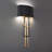 Sartre Metal LED Flush Mounted Sconce