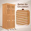 Remise de rangement verticale en bois massif l 3 pi x P 2 pi