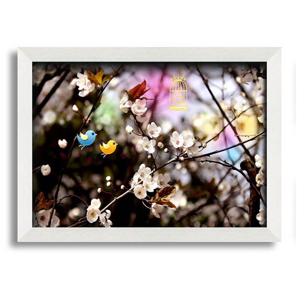 Ophelia & Co. Welcome Spring - Single Picture Frame Print | Wayfair.co.uk