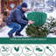 12‑Pack Drawstring Plant Fleece Frost Protection Jackets, 39.4" x 23.6" Green Reusable Outdoor Plant Covers, Winter Garden Plant Protection Against Frost, Cold and Insect Damage