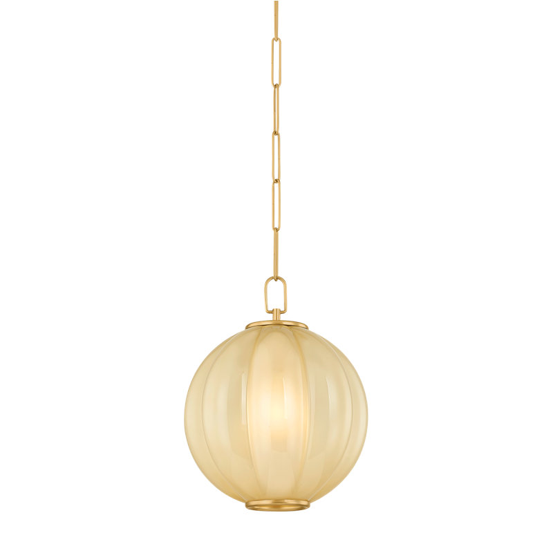 Bernadine 1-Light Sphere Pendant, 11.5