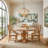 Aithana 8 - Light Iron Geometric Chandelier