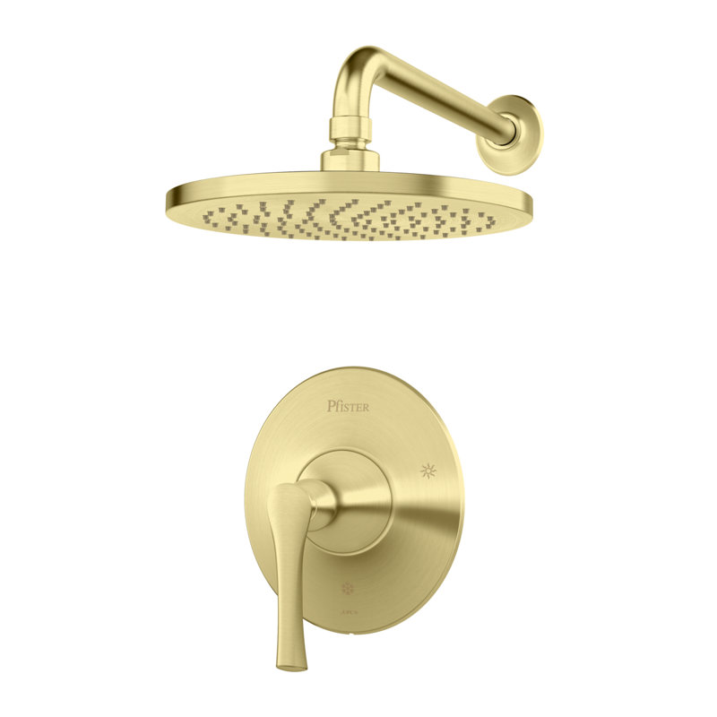 Rhen Volume Shower Faucet, Brushed Gold
