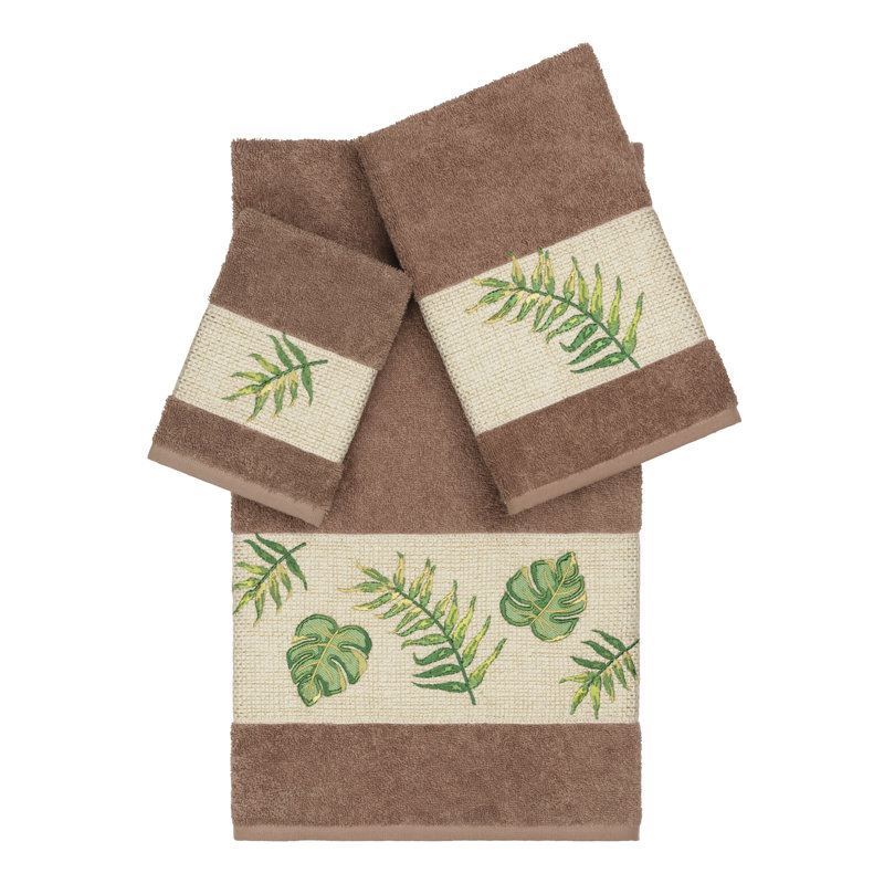 Ensemble de serviettes 3 pièces Zoe, Latte