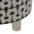 Round Stoneware Planters with Geometric Prints-777592784