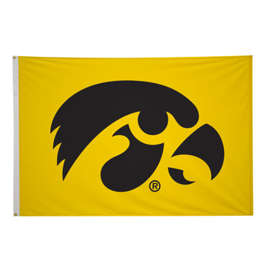 Iowa Hawkeyes - 4' x 6' Printed Nylon Flag - NCAA Licensed