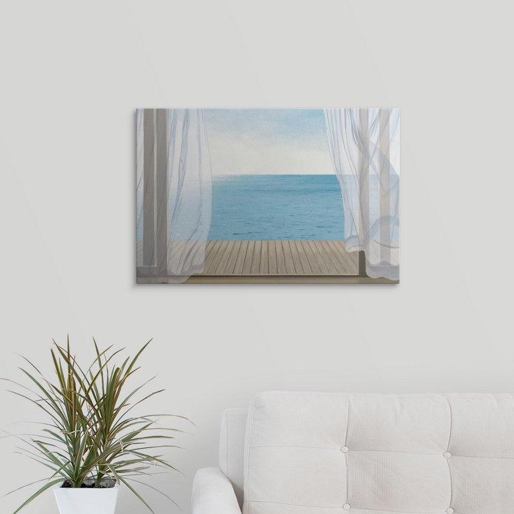 «Blue Breeze» par James Wiens - reproduction d'art, H 12 po x l 18 po x P 1,5 po, Toile