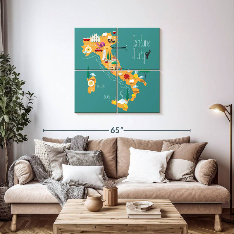 Aliaz Explore Italy Map