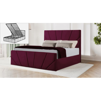 Clemencia Upholstered Ottoman Storage Bed