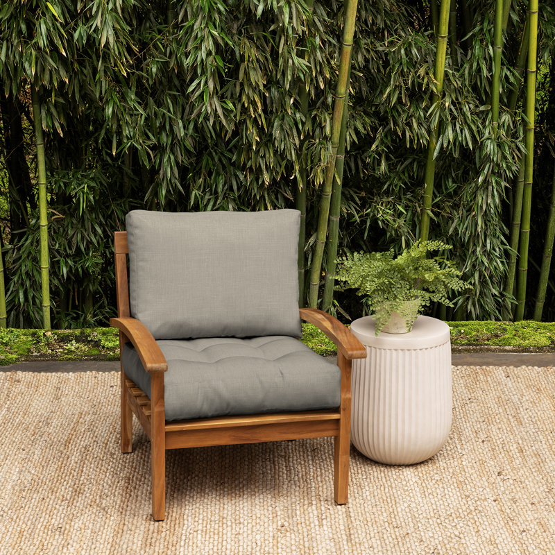 Coussin de siège / dossier d'extérieur 1 pièce ARDEN, Brun clair