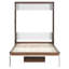 Lit escamotable avec bureau escamotable Murphy-862878809
