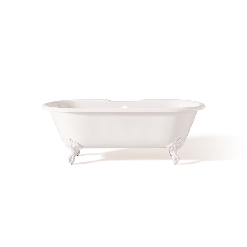 Regal 68'' L Soaking Bathtub, White, White Interior with White Exterior