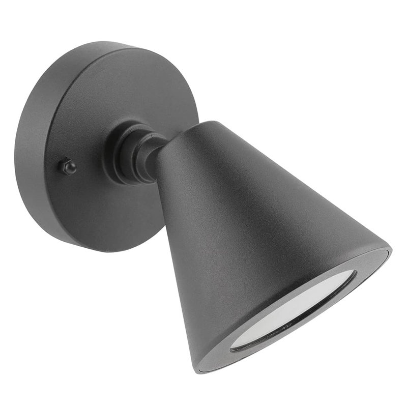 Dinka Grey Outdoor Bulkhead Light