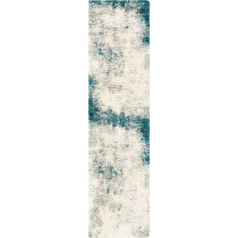 Performance Abstract Indoor Rug, Runner 2'7" x 10'