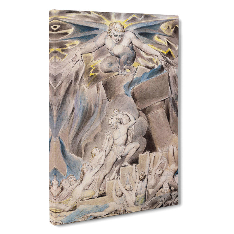 Overwhelmed by William Blake - Wrapped Canvas, 60cm H x 40cm W x 3cm D
