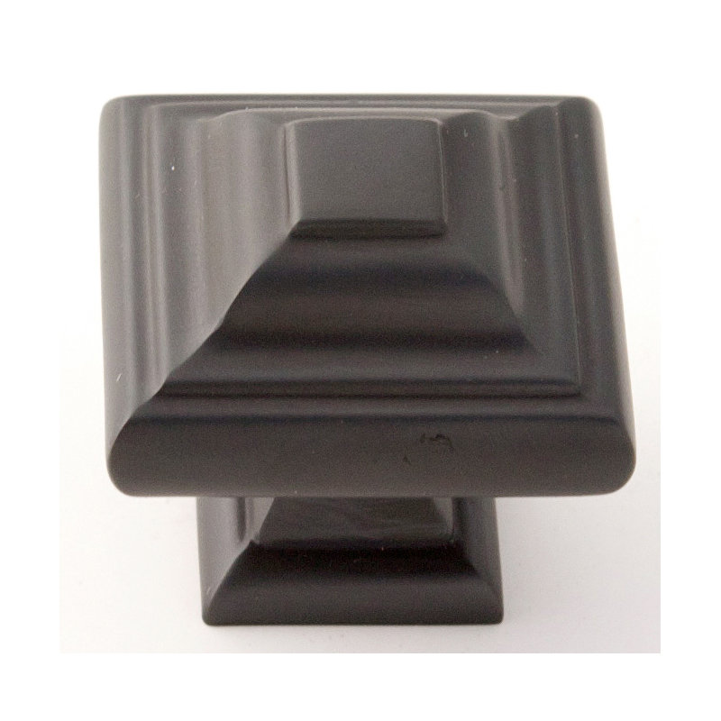 Square Knob, Bronze