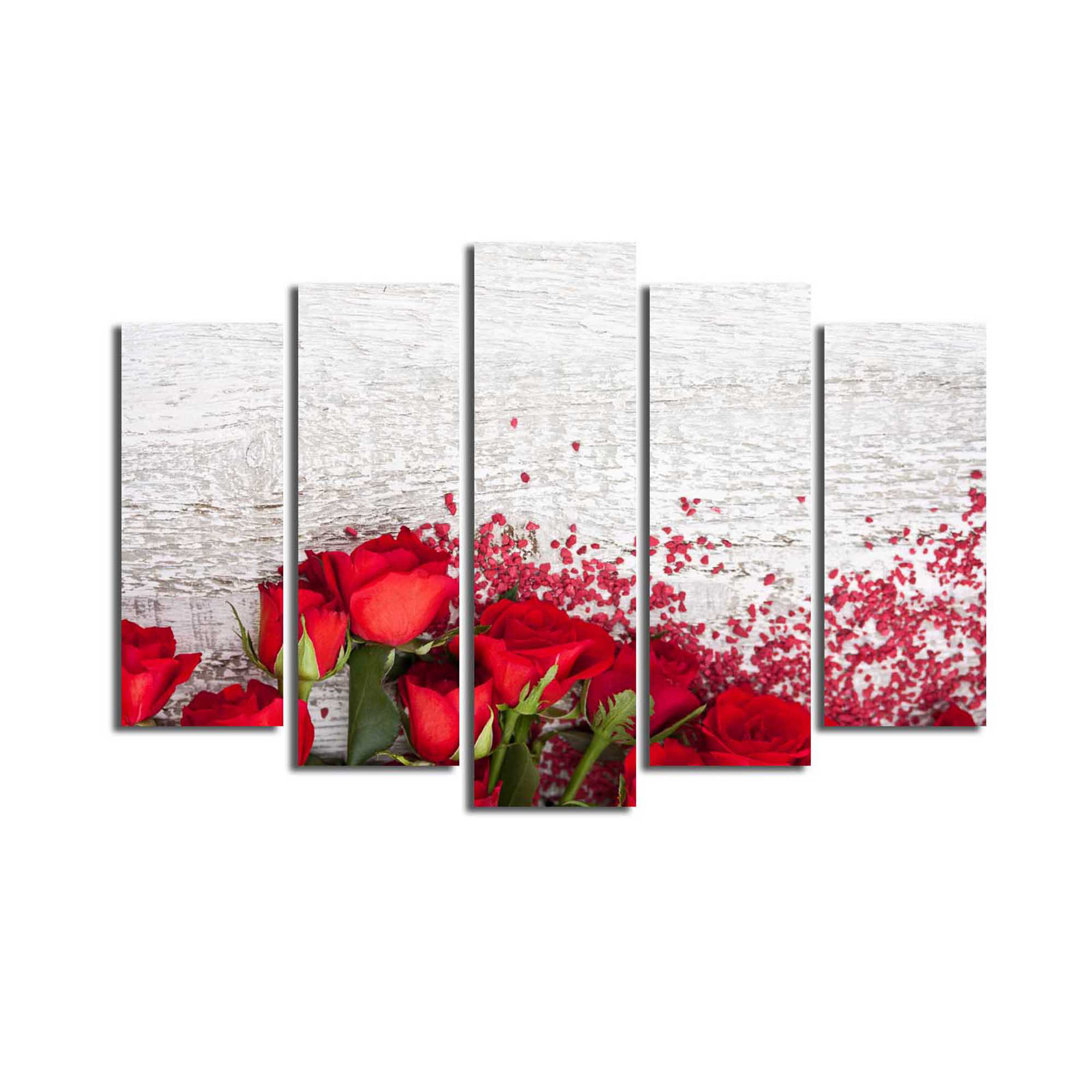 East Urban Home 5 Piece Wrapped Canvas Photograph Set | Wayfair