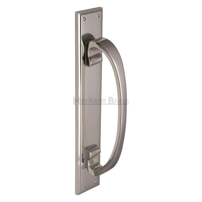 Heritage Brass Heritage Door Pull Handle on Plate