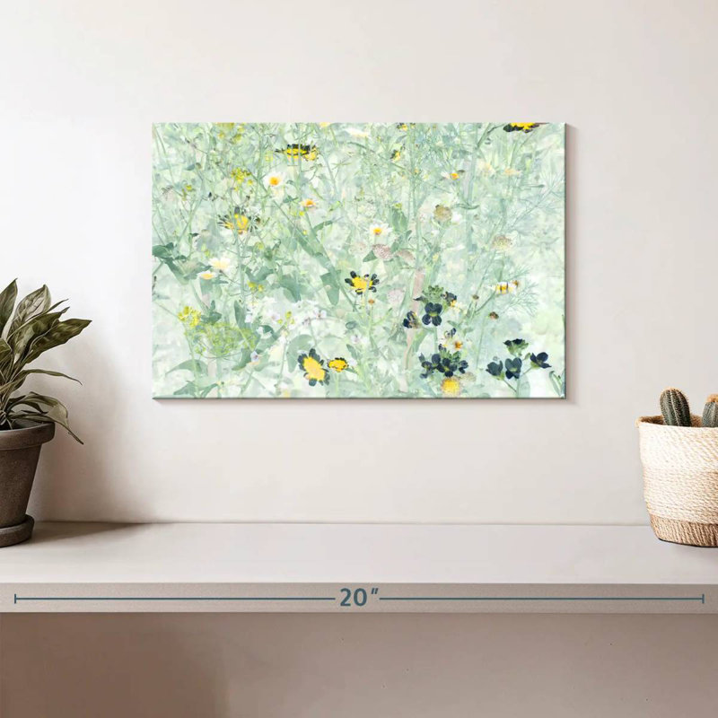 Harnek fleurs délicates II, H 8 po x l 12 po