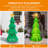 Sunjoy 77 in. Christmas Lighted Holiday Tree