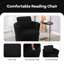 Fauteuil demi-tonneau pivotant de 29,6 po Isayiah-1812265958