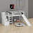 Twin Size Loft Bed With Slide-1100799244
