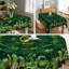 Nappe en polyester lavable à quatre feuilles et trèfle-2034576166