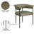 Malin Vegan Leather Arm Chair Dining Chair-474285695