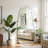 Large Framed Waterdrop Floor Mirror-847561413-847561420
